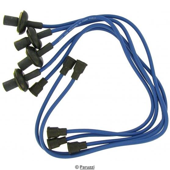 Zündkabel-Satz 7mm Kupferkern Hochleistung Blau